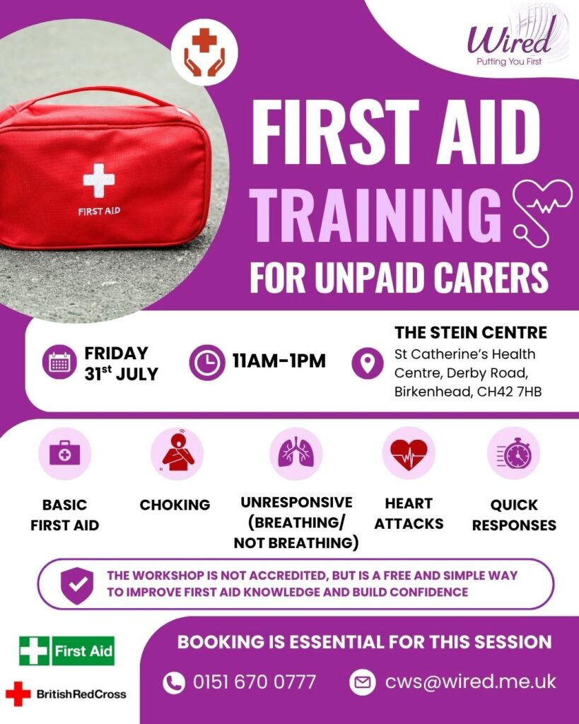 First Aid Training For Unpaid Carers