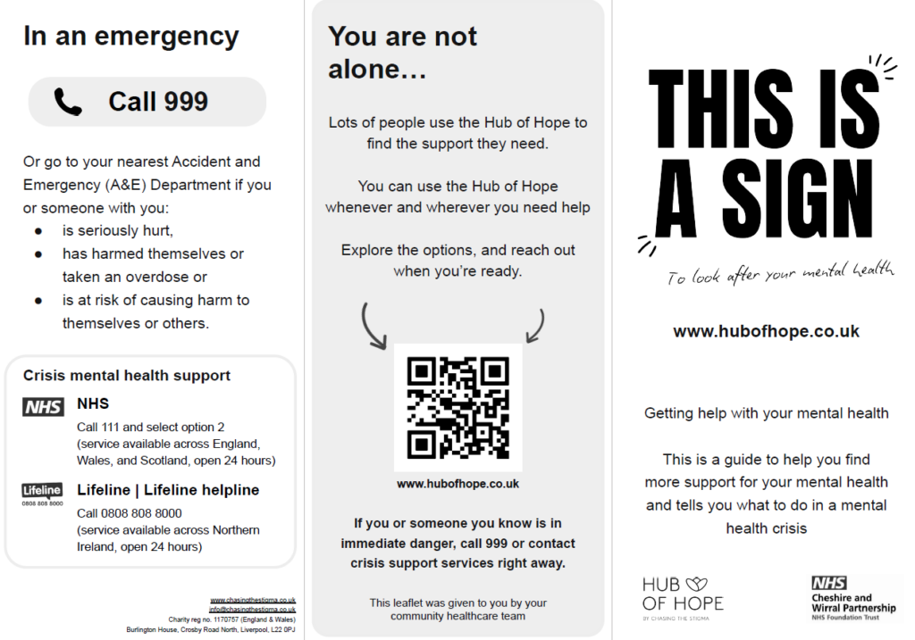 Hub Of Hope 1 Leaflet